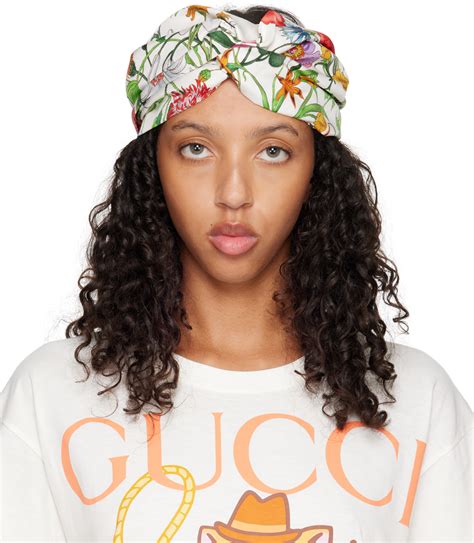 gucci headband aesthetic selfie|white Gucci bag.